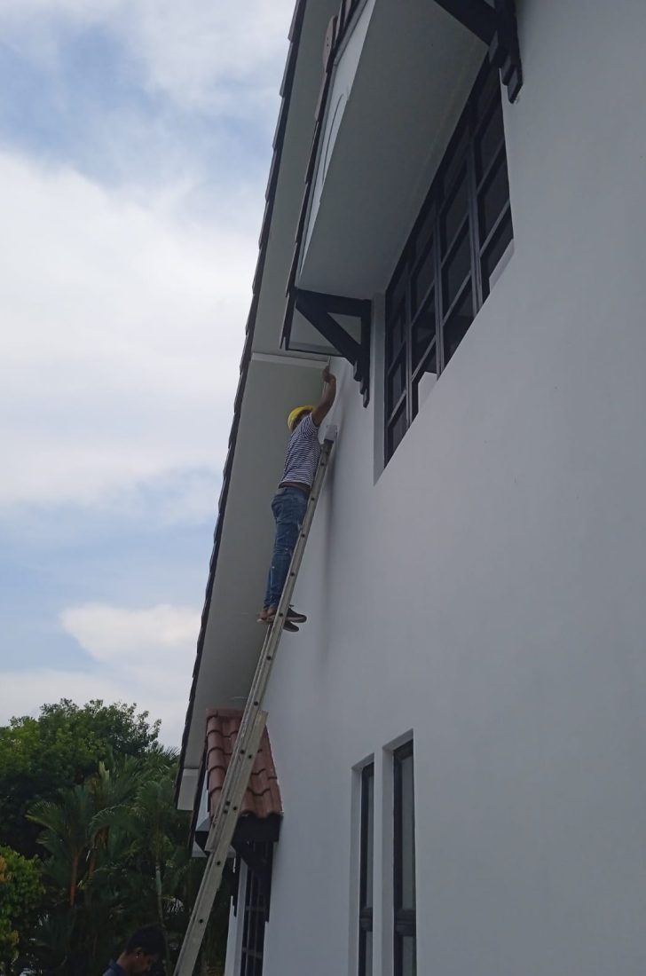 Our Painter Exterior House Painting Work- Exterior Painting Work in Singapore
