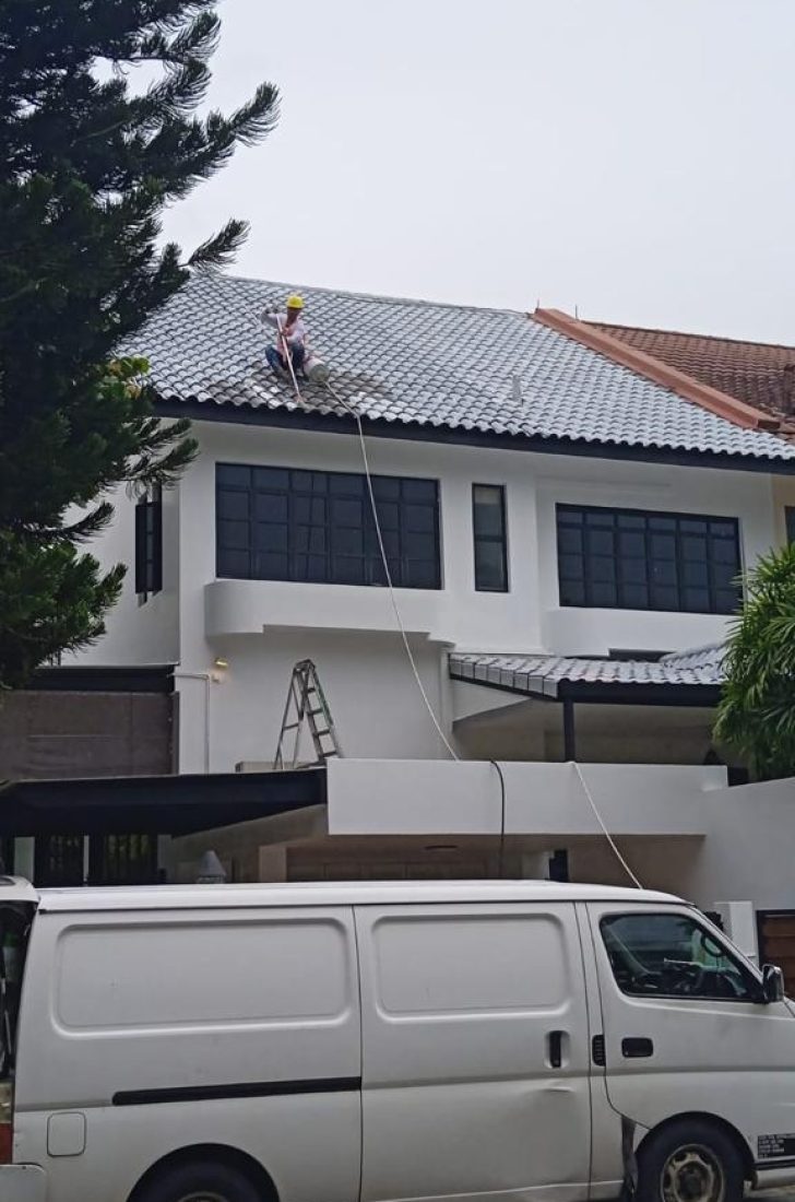 Exterior House Roof Painting Work in SG